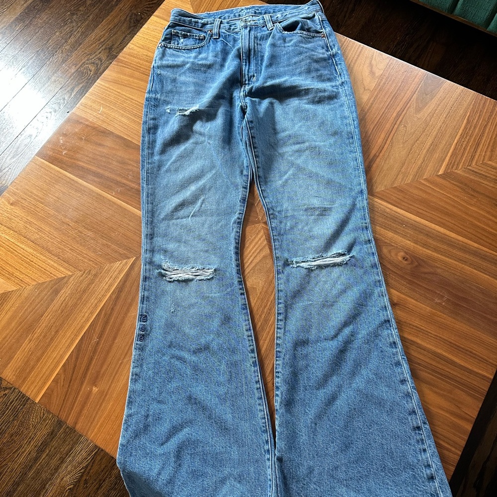 Etica Nina High Waist Flare Jeans 27 x 33 - Picture 3 of 7